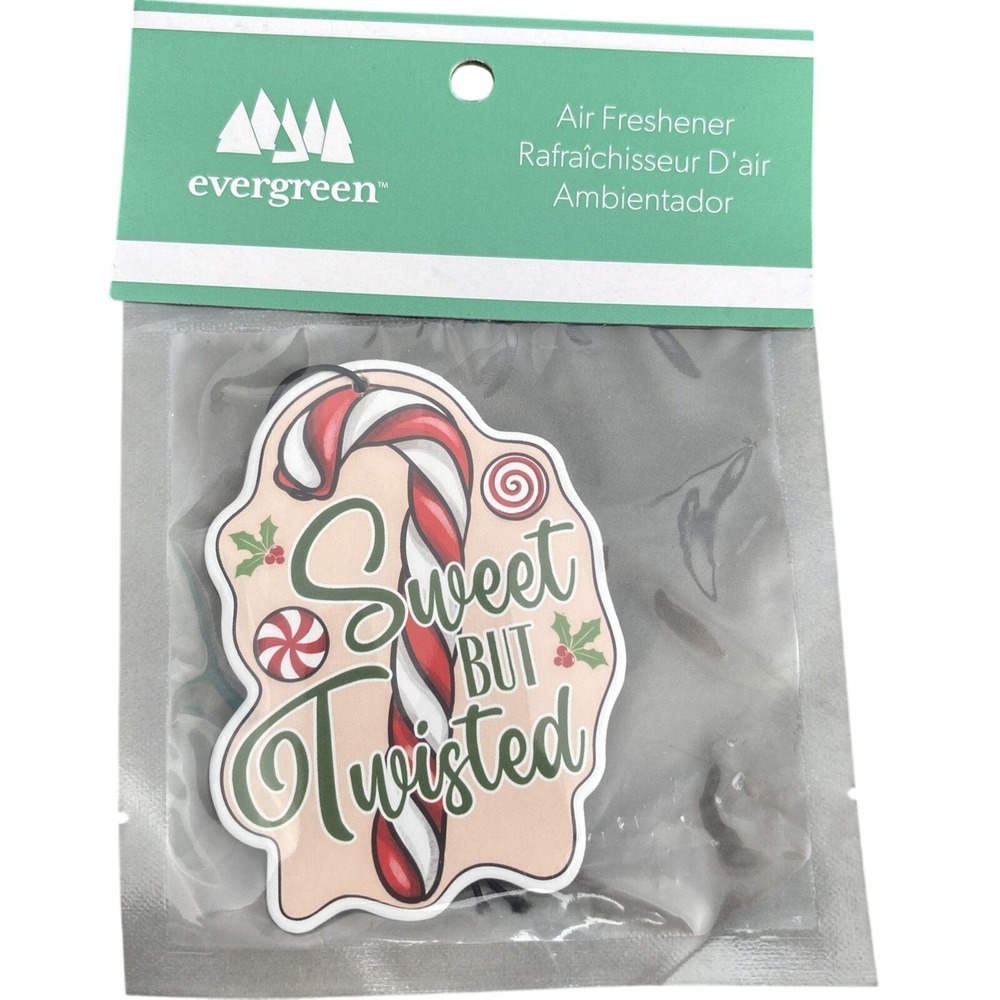 Evergreen Car Air Freshener Citrus Scent Sweet But Twisted Christmas holiday